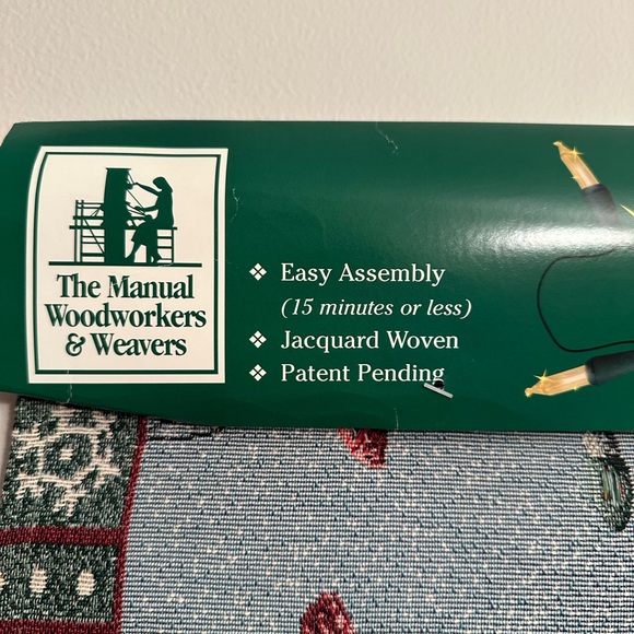 The Manual Woodworkers & Weavers Lighted Christmas Wall Hanging Tapestry - Picture 2 of 6